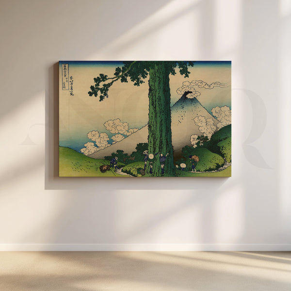 Cedar Road to Fuji Canvas Artwork