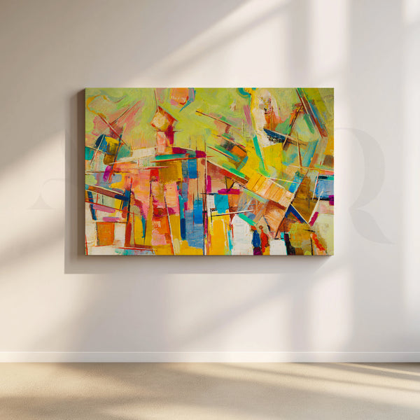 Colorful Abstract Canvas Artwork