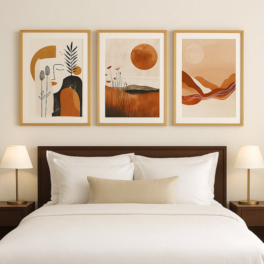 Earthy Minimal Calm Gallery Walls