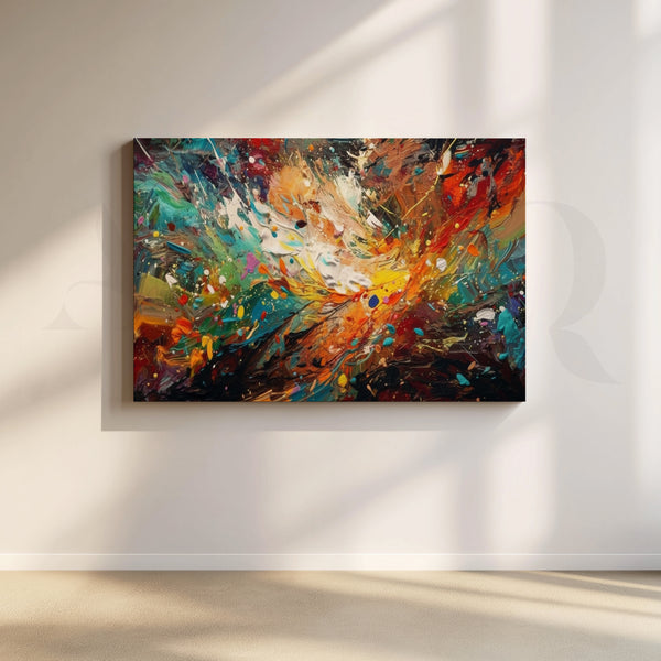 Modern Colorful Abstract Canvas wall Artwork