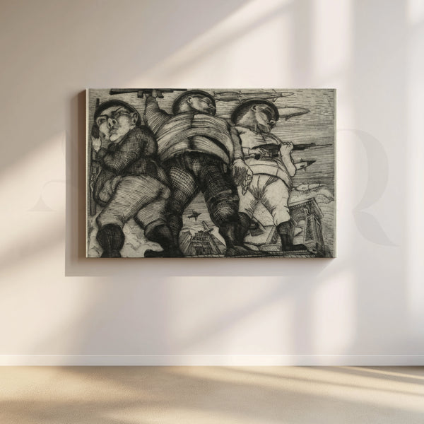 March of the Soldiers Canvas Artwork