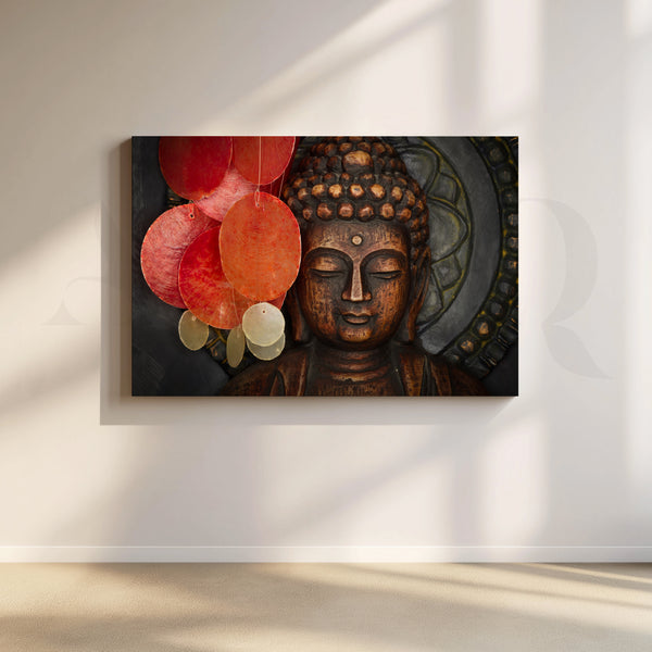 Serene Harmony Buddha Canvas Artwork