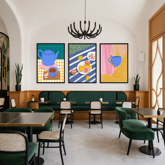 Playful Breakfast Charm Gallery Walls