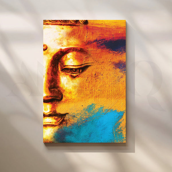 Lord Buddha's Tranquil Canvas Artwork