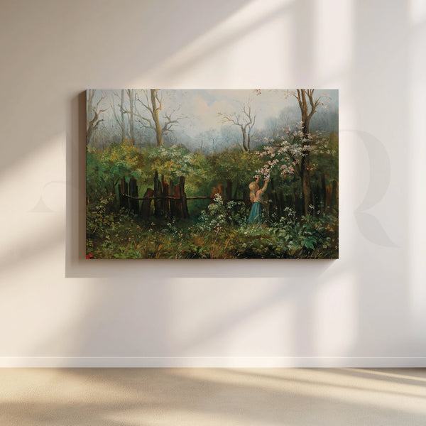 Spring Garden Blossom Canvas Artwork