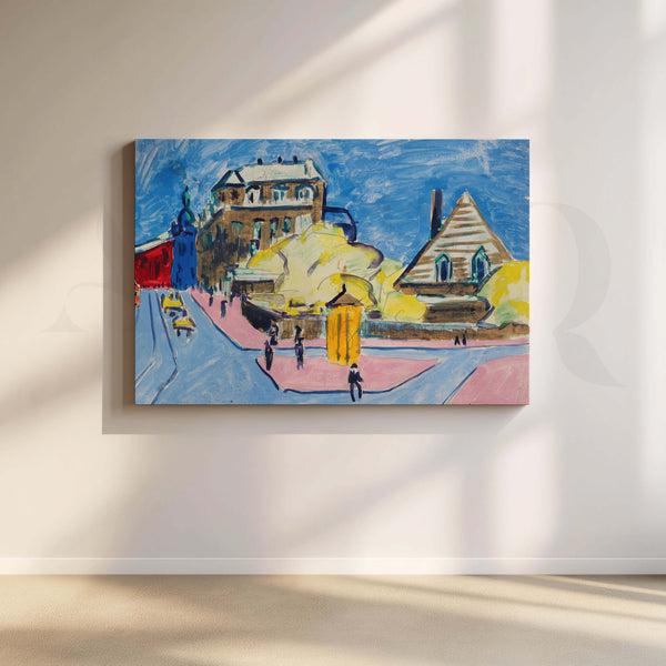 Vibrant Cityscape Wall Artwork