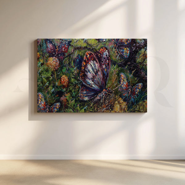Enchanting Butterflies Canvas Artwork