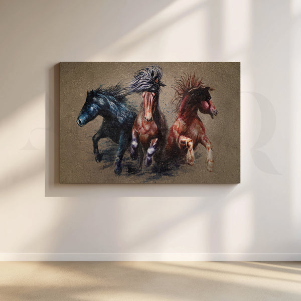 Graceful Jumps Canvas Artwork