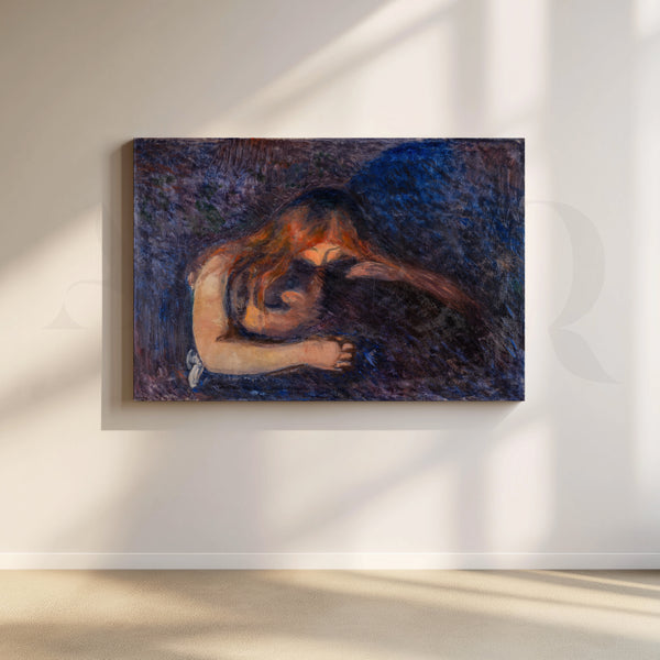 Vampire (Edvard Munch) Canvas Artwork