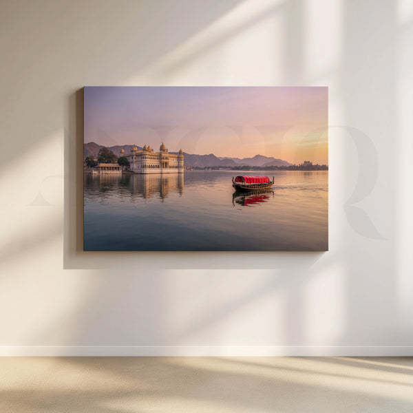Udaipur Sunset Canvas Artwork