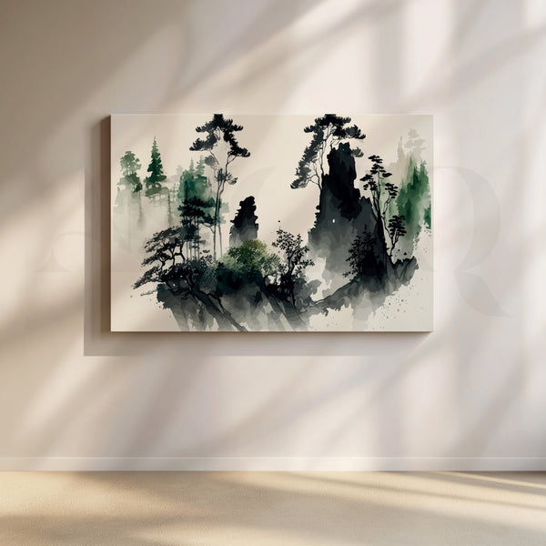 Majestic Silhouette Canvas Artwork
