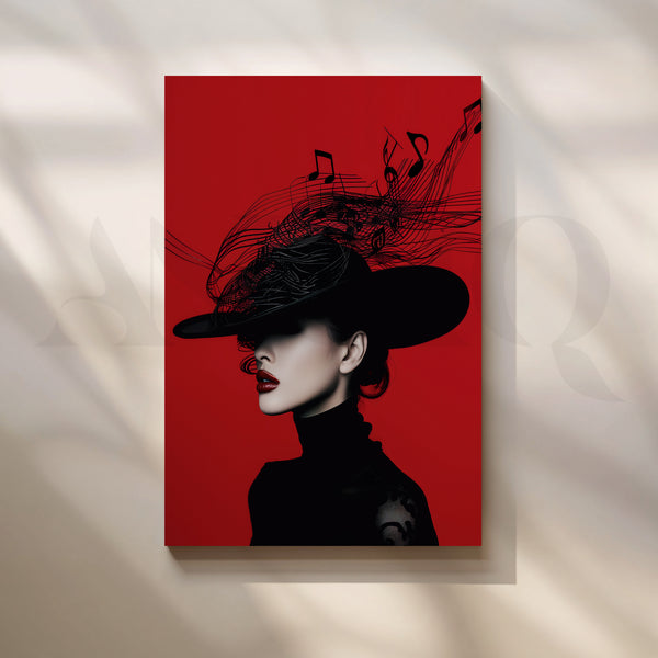 Melodic Elegance Wall Poster