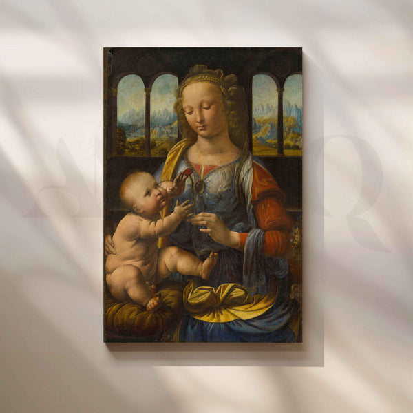 Madonna of the Carnation Canvas Artwork