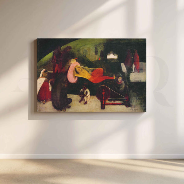 Siesta by Amrita Sher-Gil Canvas Artwork