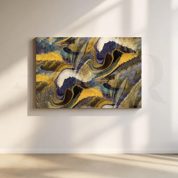 Abstract Realms Canvas Artwork