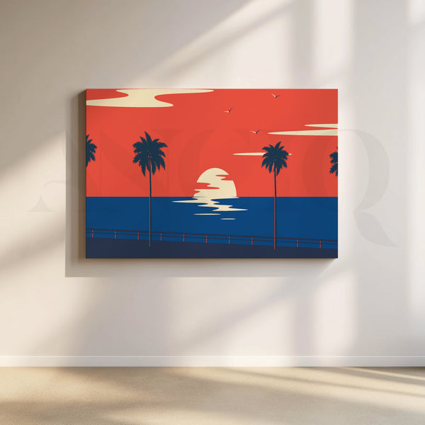 Radiant Horizons Canvas Artwork