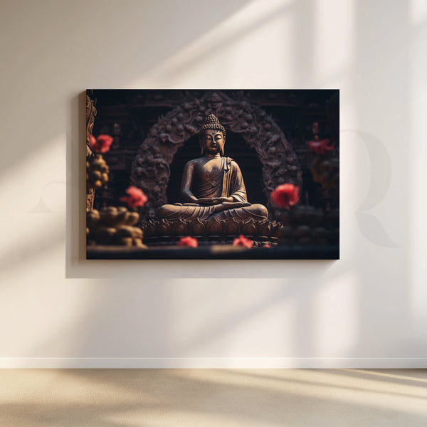 Serene Buddha Canvas Artwork