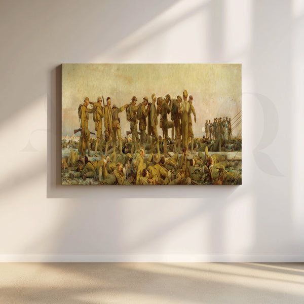 Gassed – Aftermath of War Canvas Artwork