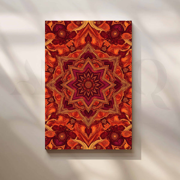 Abstract Mandala Pop Art Design