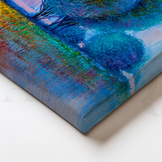 Mystical Retreat Canvas Wall Painting