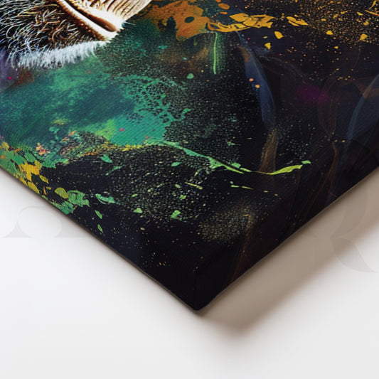Jungle Dandy: A Portrait of Cool Chimp Canvas Wall Art