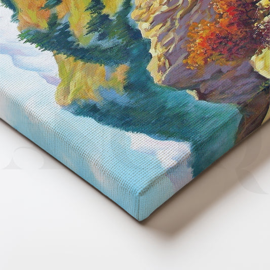 Dynamic Energy Canvas Wall Painting