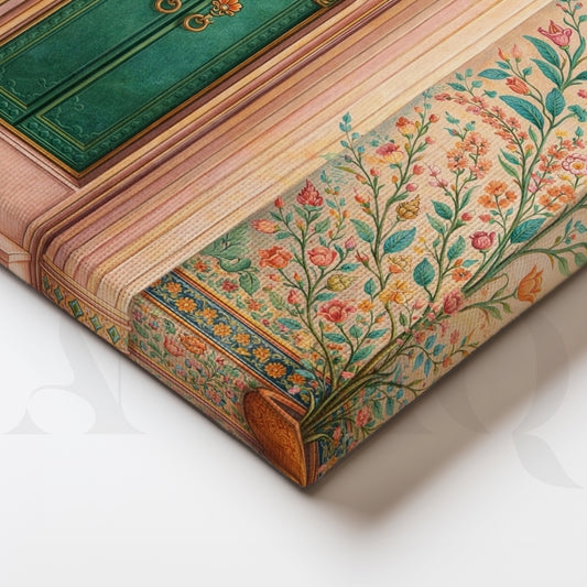 Mughal Garden Archway Gallery Wall – Set of 3 Heritage Artworks - 18 x 24 Inches