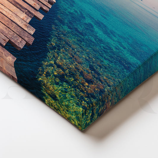 Azure Waters Canvas Wall Painting