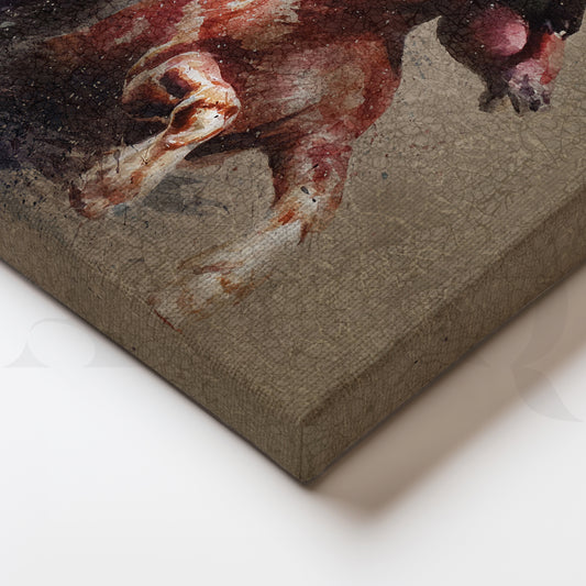 Graceful Jumps Canvas Wall Painting