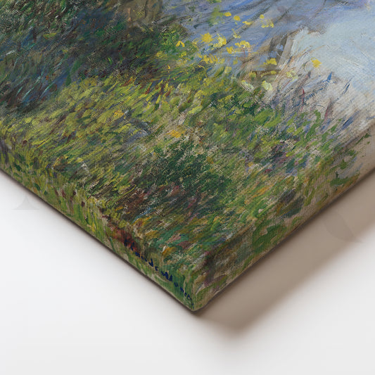 Woman with a Parasol (Monet) Canvas Painting for Entryway