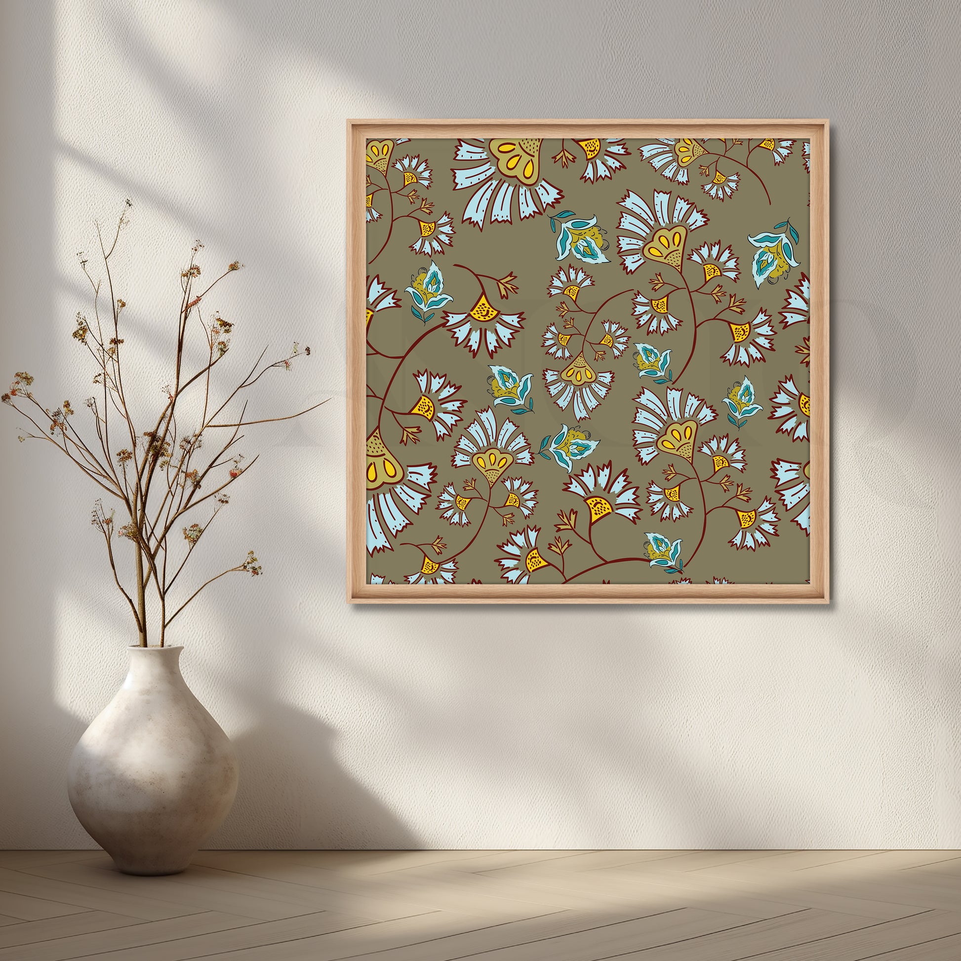 Pastel Meadow Canvas Artwork