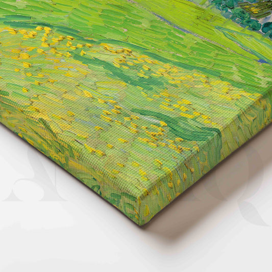 Green Countryside Landscape Gallery Wall Artwork Set of 2
