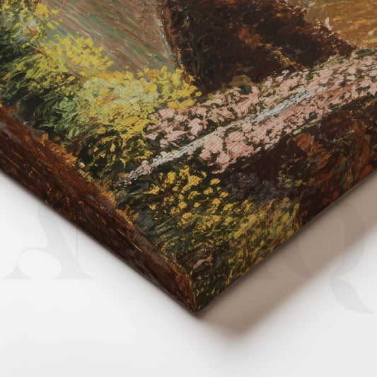 Autumn Garden Path Canvas Artwork