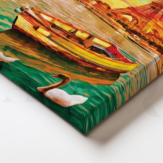 Ethereal Abstraction Canvas Wall Painting