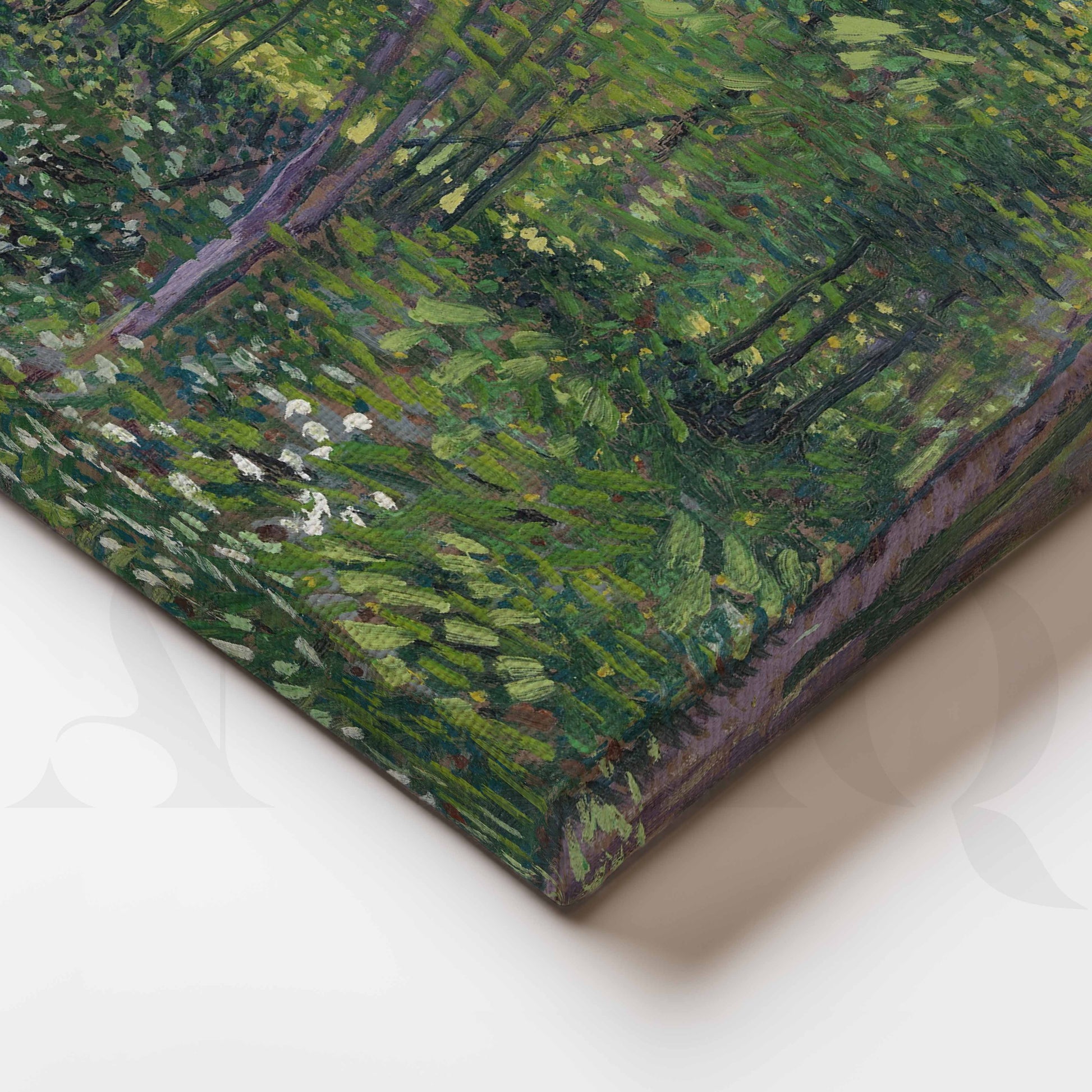 Lush Green Forest Canvas Artwork for Stylish Bedroom