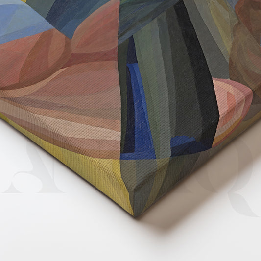 Color Spectrum Abstract Gallery Wall – Set of 3 Expressionist Artworks - 18 x 24 Inches for Living Room