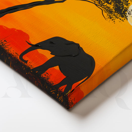 African Sunset Soul Gallery Wall – Set of 3 Artworks