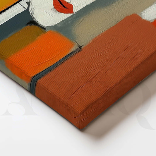 Abstract Face Canvas Artwork