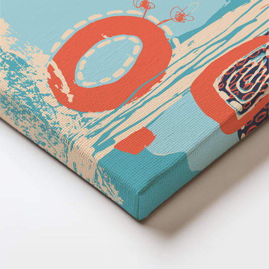 Whimsical Whirl Abstract Art