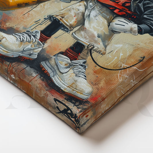 Street Style Mouse Pop Art Canvas Artwork (Ready to Ship)
