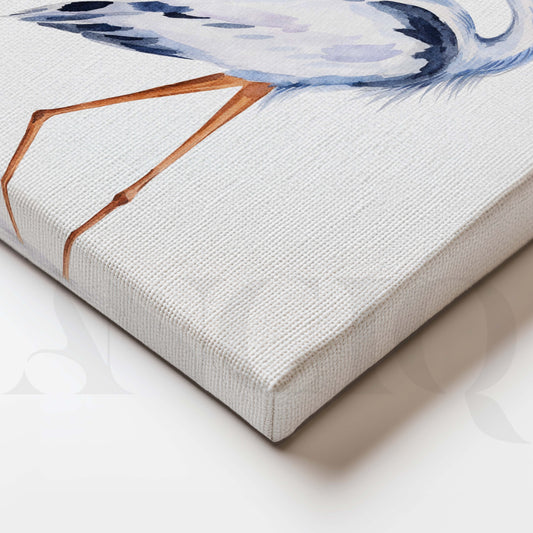 Heron Bird Gallery Wall Canvas Artwork Set of 3 - 18 x 24 Inches