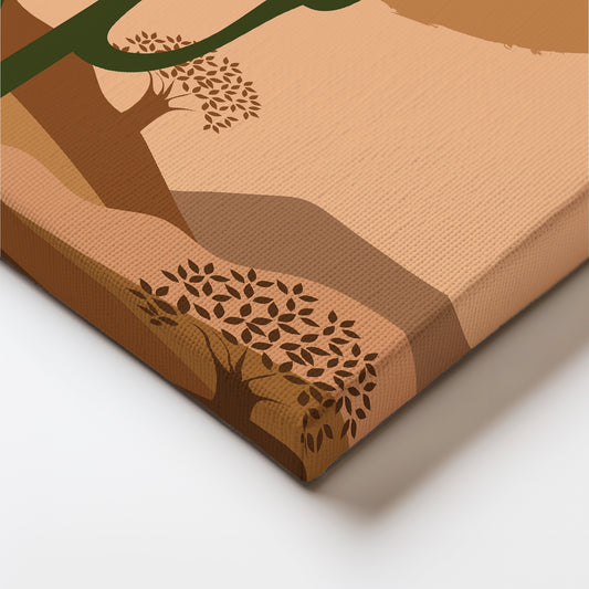 Desert Serenity with Minimalist Cacti
