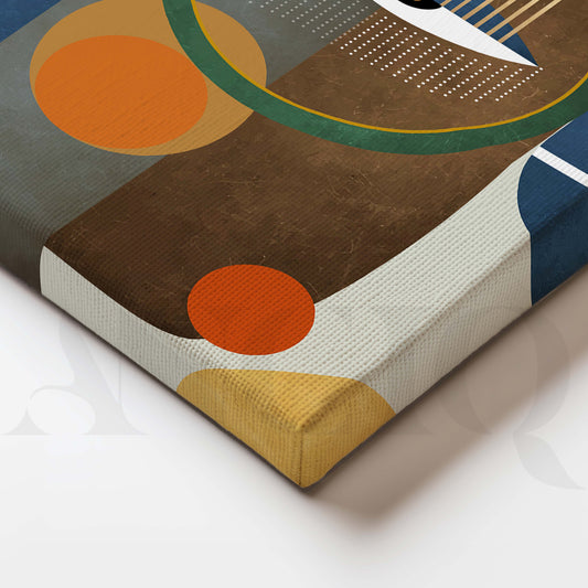 Modern Abstract Face Gallery Wall Canvas Artwork Set of 3 - 18 x 24 Inches