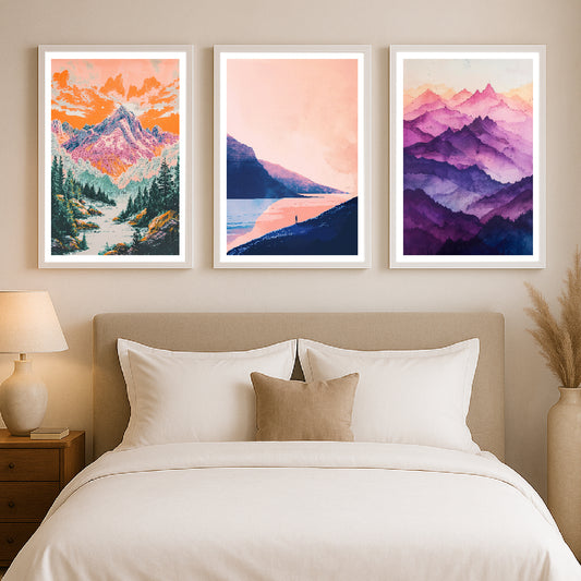 Sunset Mountain Views Gallery Walls