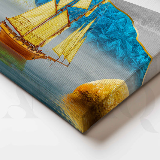 Serene Lake Landscape Gallery Wall Artwork Set of 3