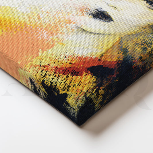 The Enigmatic Essence of a Girl Canvas Wall Painting