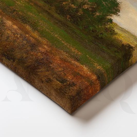 Rustic Meadow Landscape Gallery Wall – Set of 3 Classic Countryside Artworks - 18 x 24 Inches