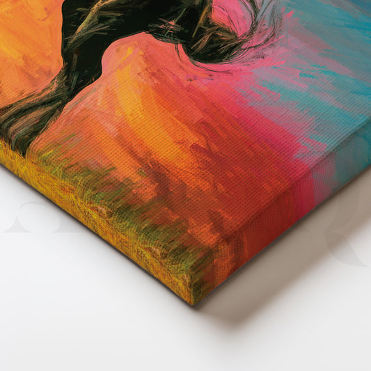 Equestrian Symphony Canvas Wall Painting