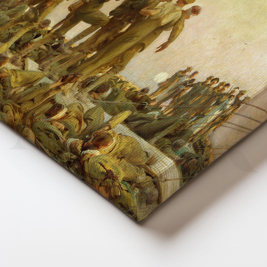 Gassed – Aftermath of War Canvas Painting for Study