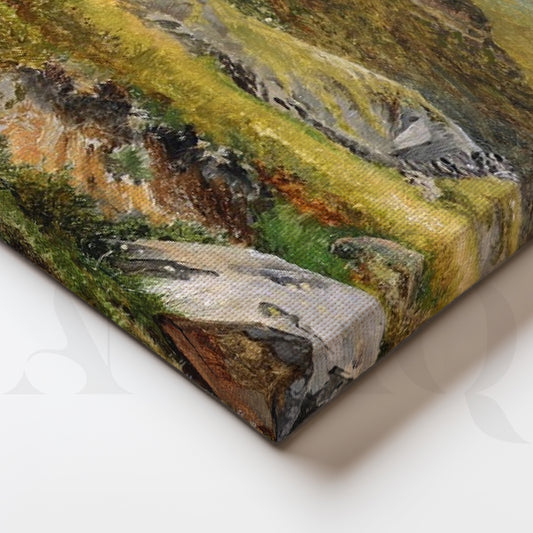 Highland Meadow Stream Gallery Wall – Set of 3 Classic Artworks - 18 x 24 Inches for Living Room